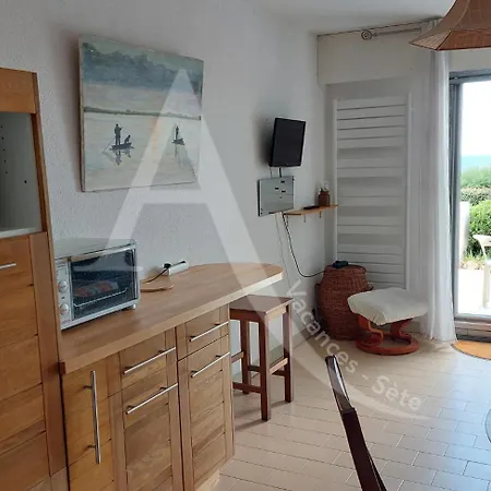 公寓 T2 Capacite 4 Personnes En Rez De Jardin 塞特港